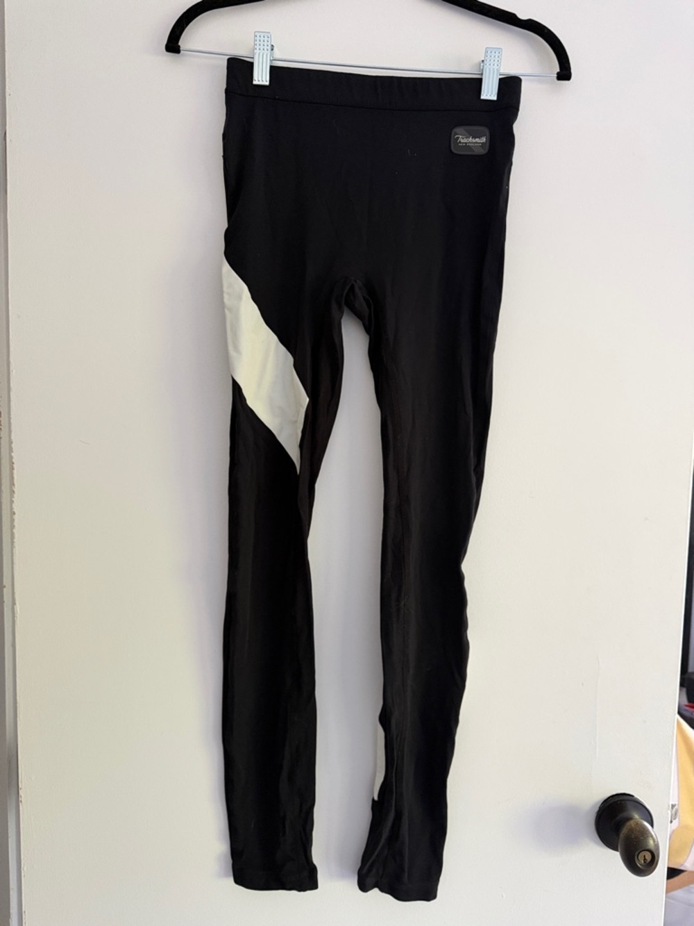 Tracksmith No Days Off Black Leggings Size Small